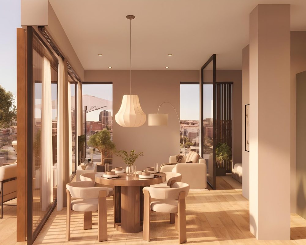 Atardecer en el comedor